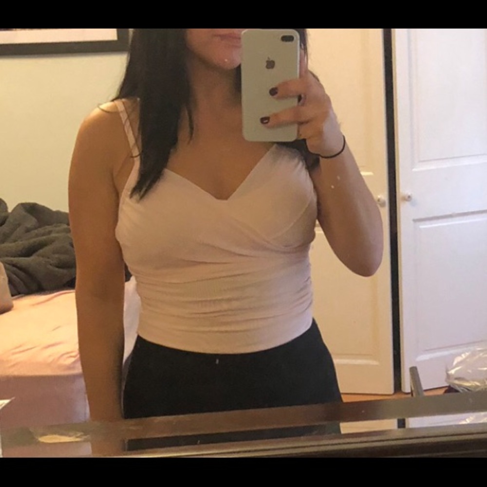 Blush Pink fabletics top NWOT